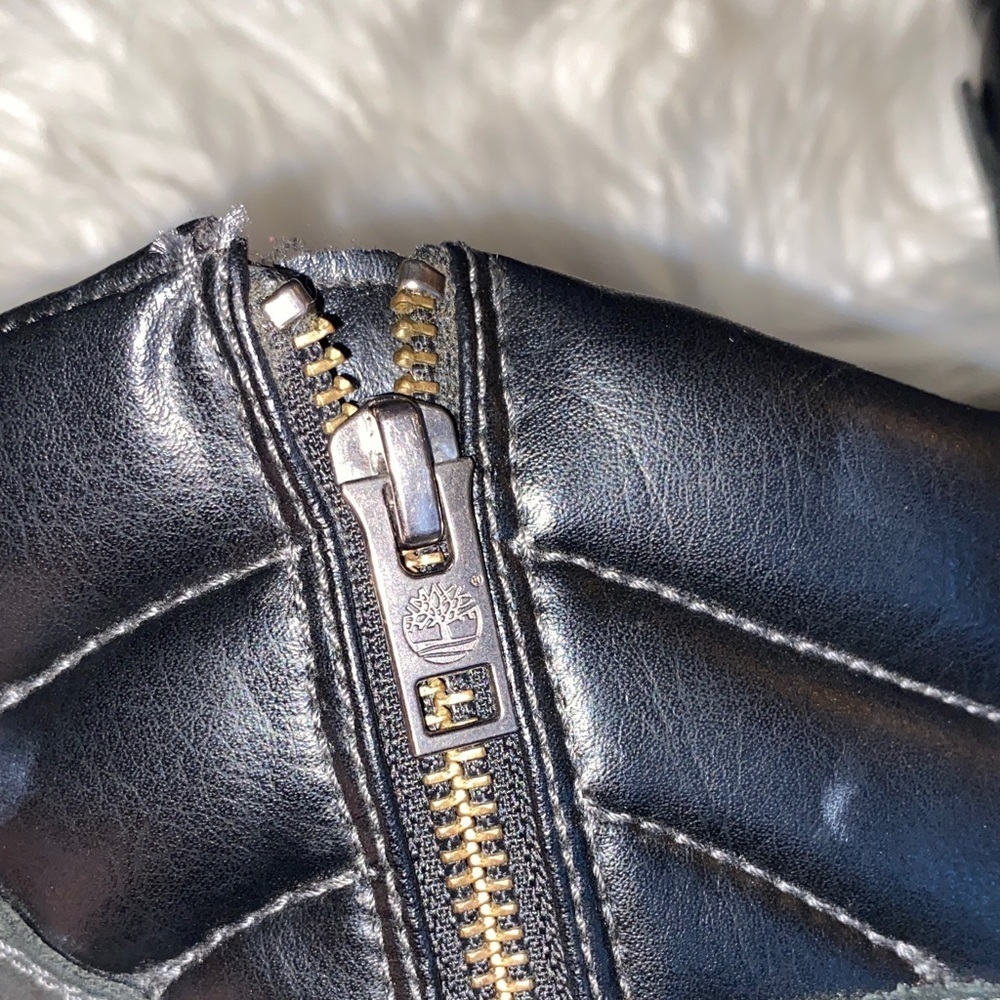 ‼️SOLD‼️DO NOT BUY! Timberland Y2K Women's Black Wedge Boots - Picture 6 of 10